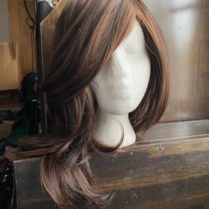 Layered Brunette Blend Synthetic Wig
